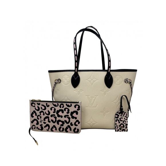 Louis Vuitton Neverfull Tote MM Ivory Leather - Picture 14 of 14